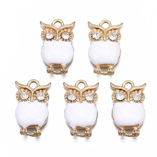 Rack Plating Alloy Enamel Pendants