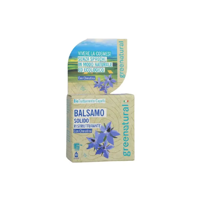 Greenatural Solid Restructuring Conditioner with Keratin 40 g