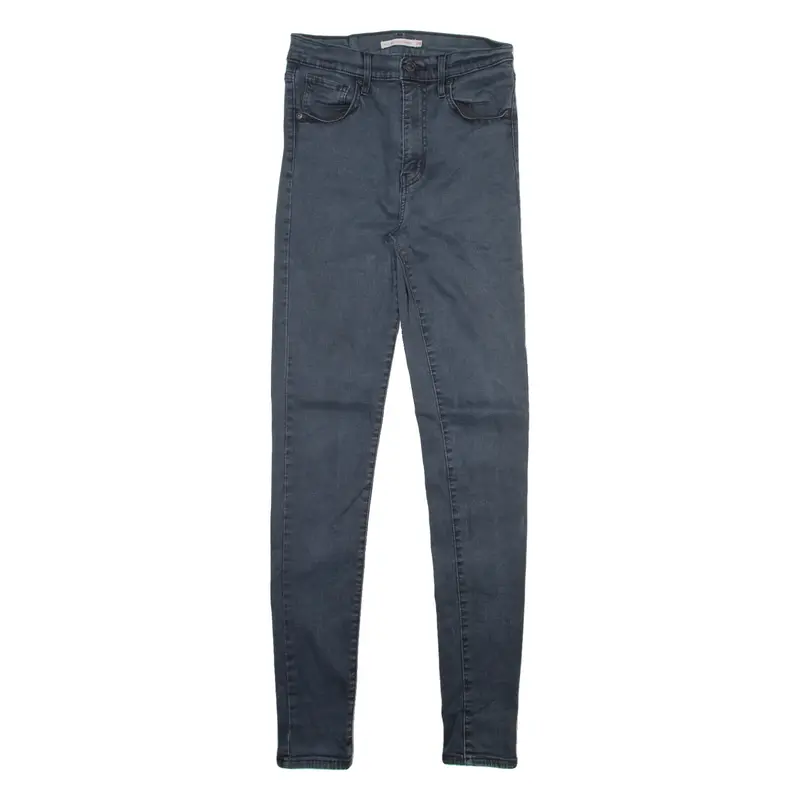 LEVI'S Mile High Womens Jeans Grey Slim Skinny W24 L31