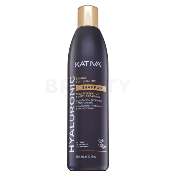 Kativa Shampoo alla Cheratina Ialuronica - Coenzima Q10 355 ml