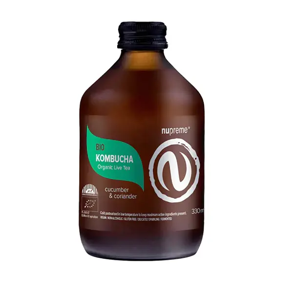 Nupreme Kombucha Cetriolo E Coriandolo 330 Ml Bio