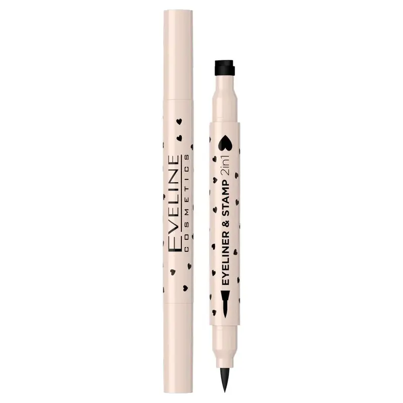 Eveline Cosmetics Variété Multifunction Eyeliner 2 In 1 Heart Type 1 Pc