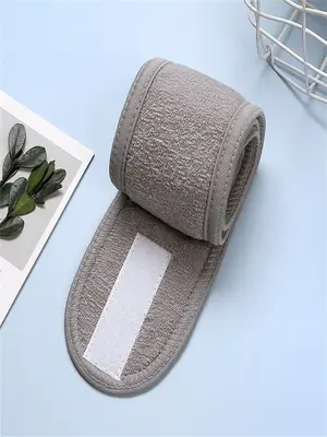 Solid Color Velcro Hair Band, Casual Simple Hair Accessories for Sports Yoga Women & Girls, Minimalist Headwear Suitable for ...