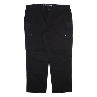CARHARTT Carpenter Workwear Mens Trousers Black Relaxed Straight W42 L30
