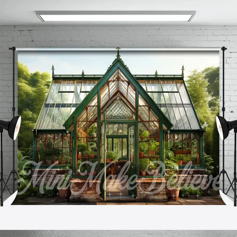 Transparent Glass Flower Room Tree Spring Backdrop - Aperturee