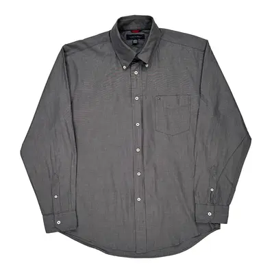 Tommy Hilfiger Shirt - Large Grey Cotton