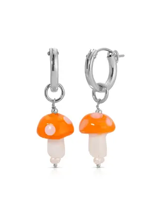 Botanik Hoops | Shade: Orange | Metal Color: Silver