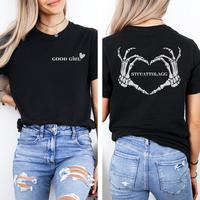 Good Girl T Shirt, STFUATTDLAGG Shirt, Dark Romance Shirt, Morally Grey Readers Tee, Pitch Black, Booktok Merch, Dark Romance...