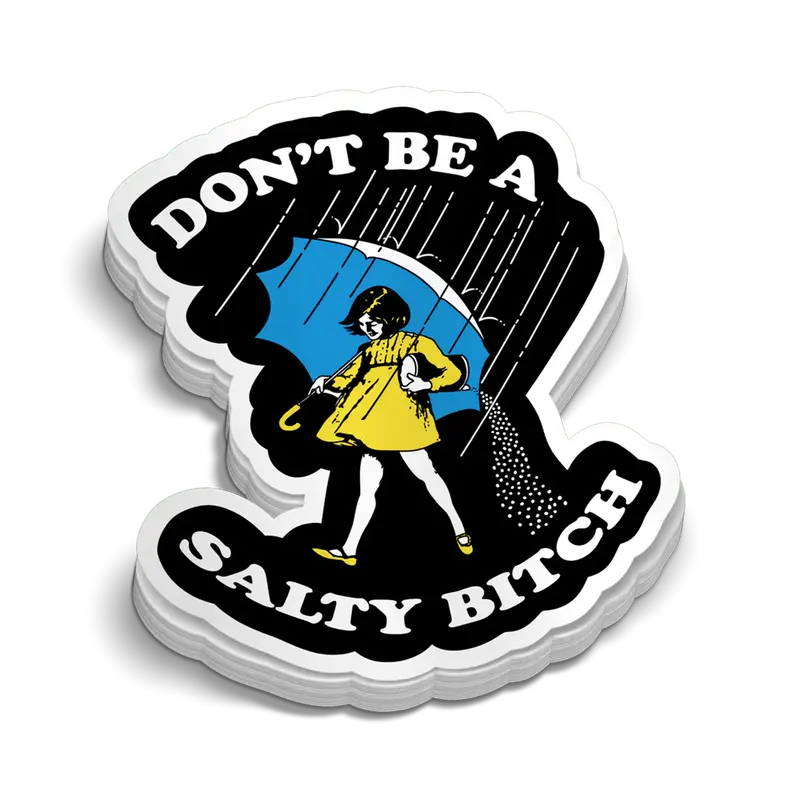 Salty Bitch Hard Hat Decal