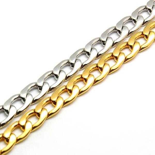 304 Stainless Steel Curb Chain/Twisted Chain Bracelets