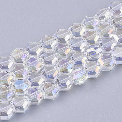 Electroplate Glass Beads Strands