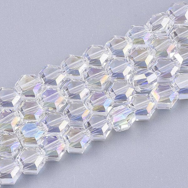 Electroplate Glass Beads Strands