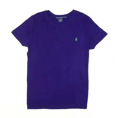 POLO SPORT RALPH LAUREN T-Shirt Purple Short Sleeve Boys XL