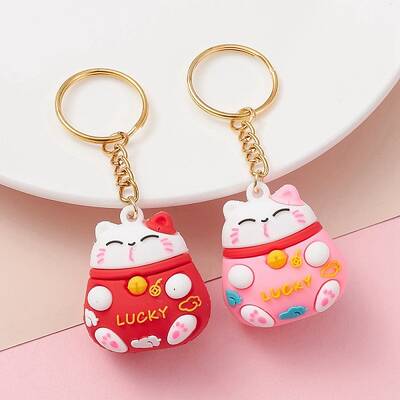 PVC Plastic Keychains