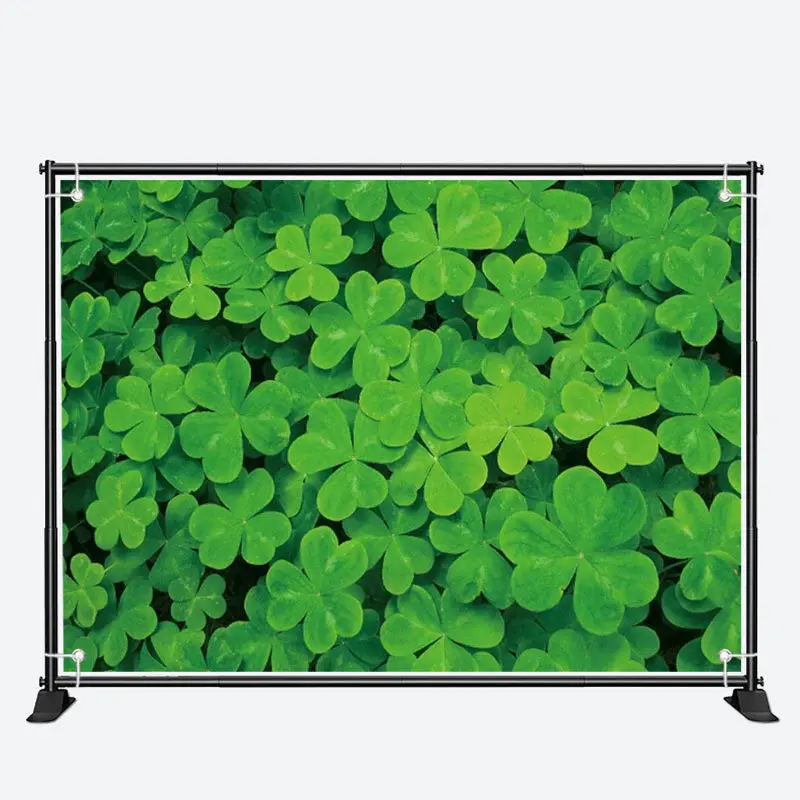 Fresh Green Clovers Plant St Patricks Day Backdrop - Aperturee