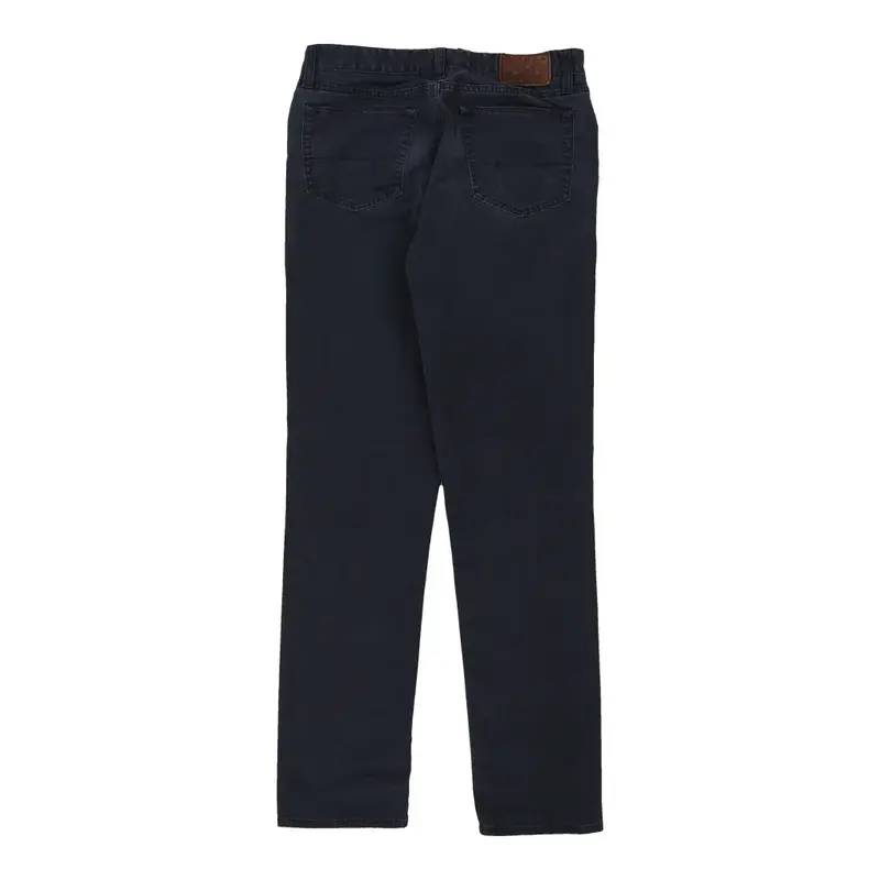 Ralph Lauren Trousers - 30W UK 10 Navy Cotton
