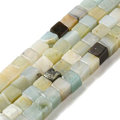 Natural Flower Amazonite Beads Strands