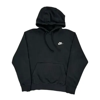 Nike Hoodie - Medium Black Cotton Blend