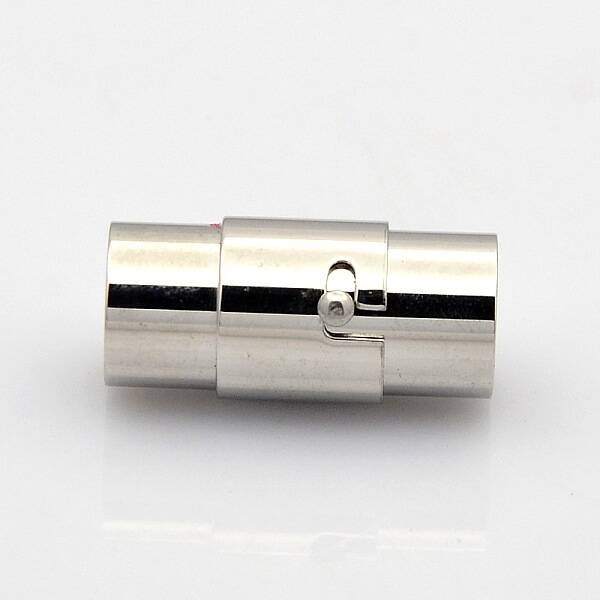Tarnish Resistant Column 304 Stainless Steel Locking Tube Magnetic Clasps