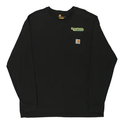 Keustone Carhartt Long Sleeve T-Shirt - XL Black Cotton