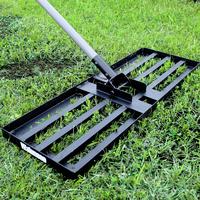 Walensee Lawn Leveling Rake, Levelawn Tool, Heavy Duty Effort Saving Lawn Level Tool, Stainless Steel Handle Lawn Leveler for...