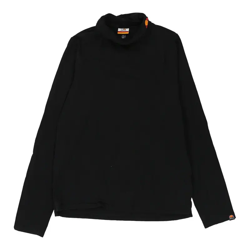 Ellesse Rollneck - Large Black Cotton