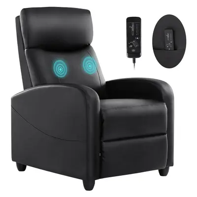 Recliner Chair for Living Room, Massage Recliner Winback Single Sofa Home Theater Chairs Adjustable Modern Reclining Chair wi...