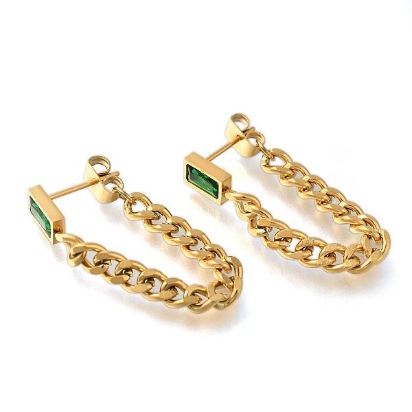 Ion Plating(IP) 304 Stainless Stell Studs Earring