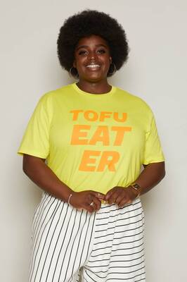 Tofu Eater T-Shirt (Yellow) | size: 2XL