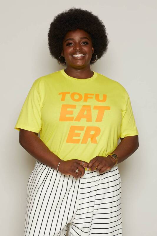 Tofu Eater T-Shirt (Yellow) | size: 2XL