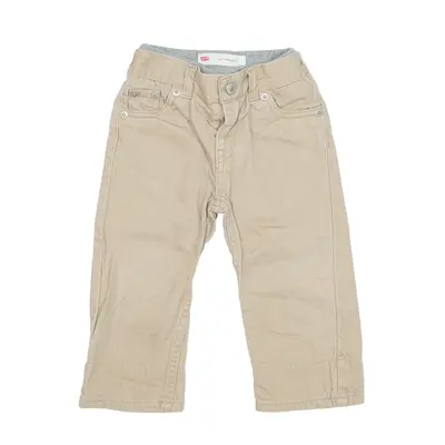 LEVI'S 514 Jeans Beige Denim Regular Straight Boys W16 L10