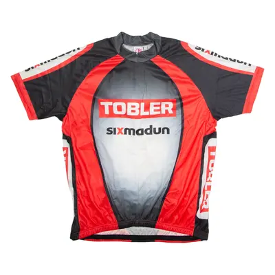 OLE SPORTSWEAR Cycling Mens Jersey Black 1/2 Zip 2XL