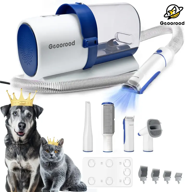 【GeooRood】4-in-1 Dog Grooming Vacuum | 2.5L Large Pet Hair Vacuum & Brush | Shedding Grooming Kit for Dogs & Cats ! #2