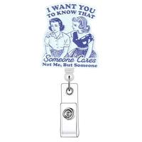 Retractable Badge Reel, Acrylic ID Holder with Clip for Nurses, Doctors, Students & Office Staff, Identification Badges & Sup...