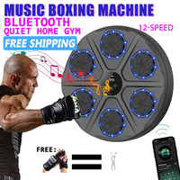 YUUXEEL Upgraded Smart Music Boxing Machine | 12-Speed Quiet Home Gym | LED Data Tracking, Phone Sync | Perfect Gift for Fitn...