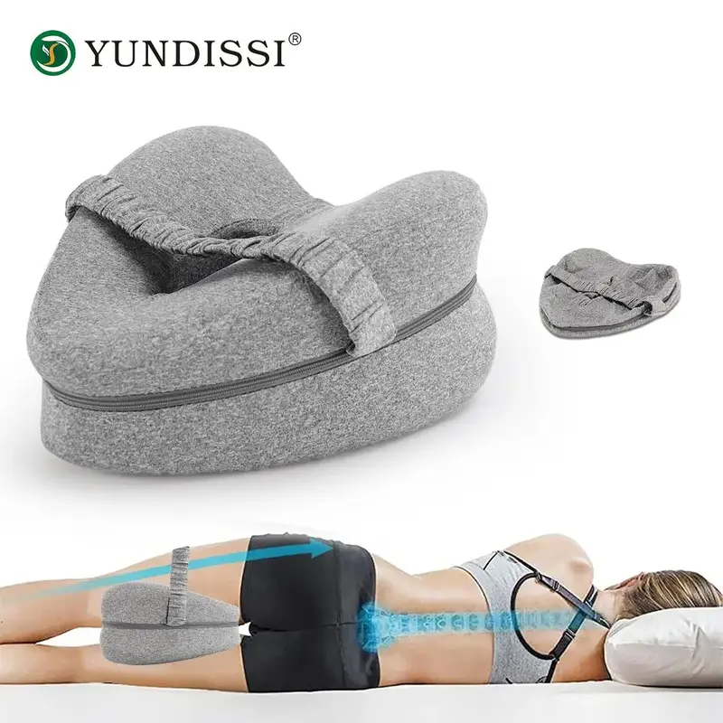 Memory Foam Knee Pillow, 1 Count Sleeping Leg Pillow, Leg Support Cushion for Side Sleepers & Women, Cool Bedroom Accessories...