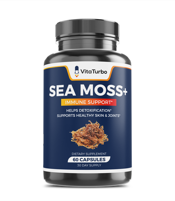 Sea Moss+  60 Capsules - 1405mg Per Serving
