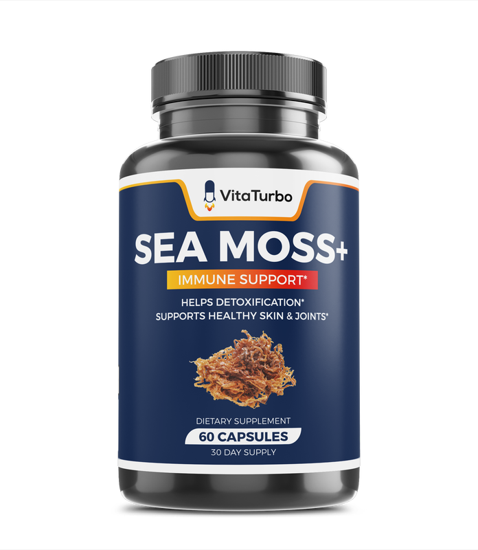 Sea Moss+ 60 Capsules - 1405mg Per Serving