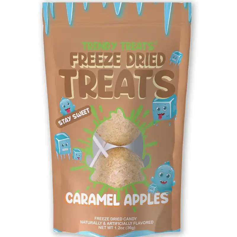 Trendy Treats Freeze Dried Caramel Apple Pops
