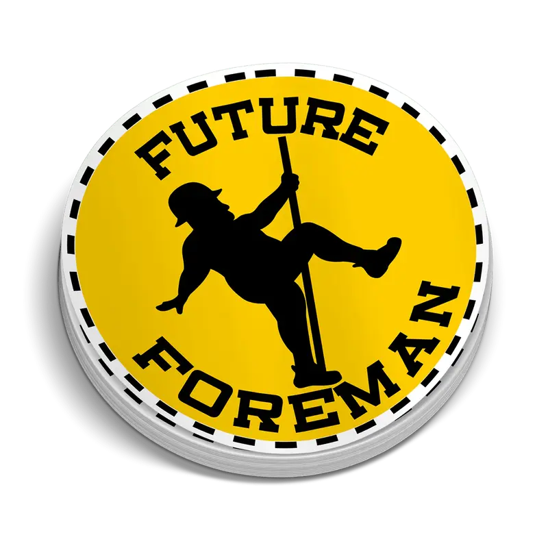 Future Foreman Hard Hat Decal