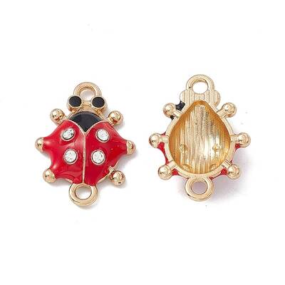 Alloy Crystal Rhinestones Connector Charms