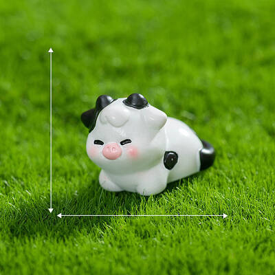 Resin Potted Plant & Animals Mini Model