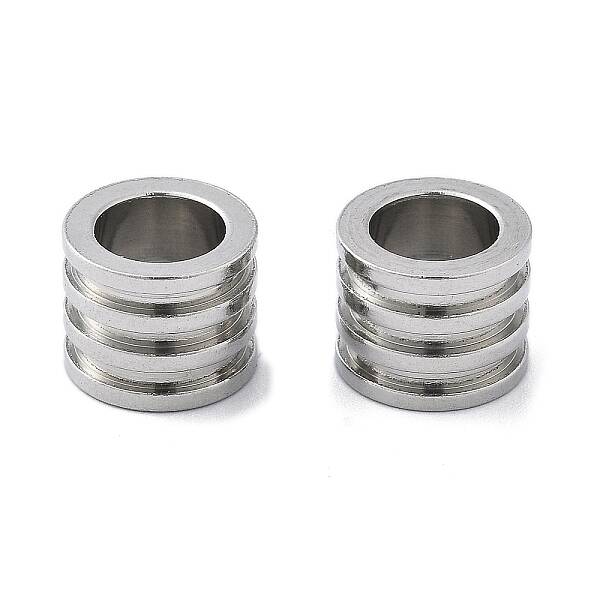 303 Stainless Steel European Beads