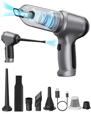 Car Vacuum Cleaner Handheld Vacuum Cordless,  High Power, Small Vacuum Cleaner Portable, mini Ultra-Light, 6-in-1 Versatile R...