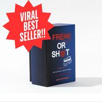 Freak or Shot Card Game - Viral Best Seller - 104 Raw & Unfiltered Cards for Group Trips & Weekend Starts - Risky Dares & Out...