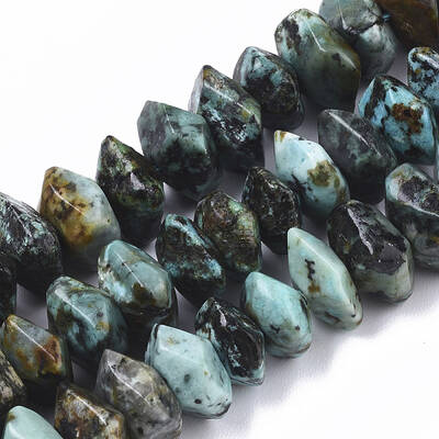 Natural African Turquoise(Jasper) Beads Strands