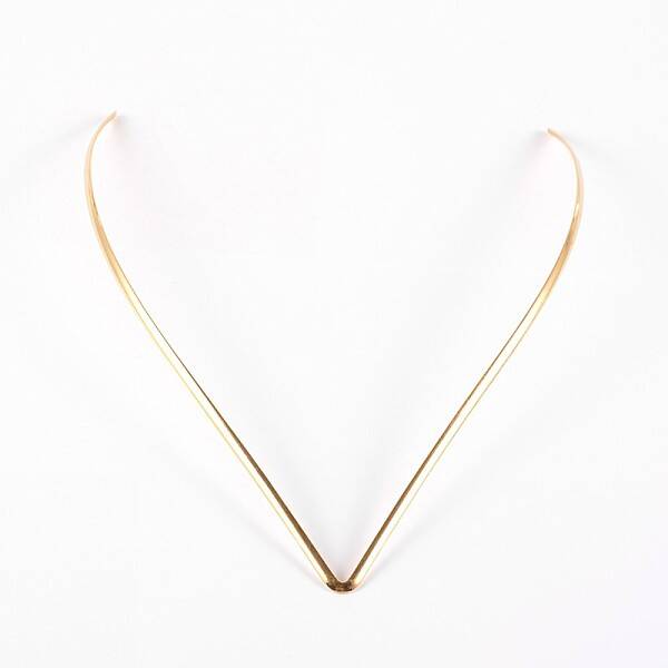 PVD Vacuum Plating 201 Stainless Steel Torque Necklace Making