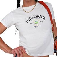 Nicaragua Women's Baby Tee, Nicaragua Y2k Baby Tee, Gift For Her