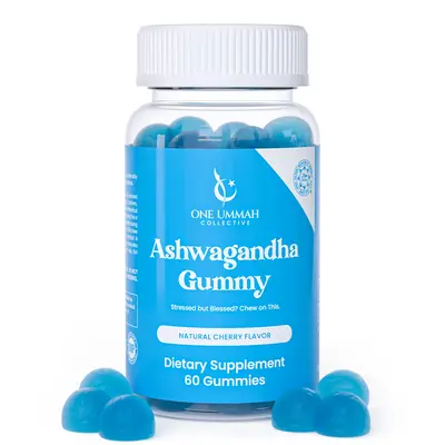 Halal Certified Ashwagandha Gummies with Vitamin D & Zinc - Calm & Collected - Vegan, Easy Digestion, & High Absorption - 60 ...