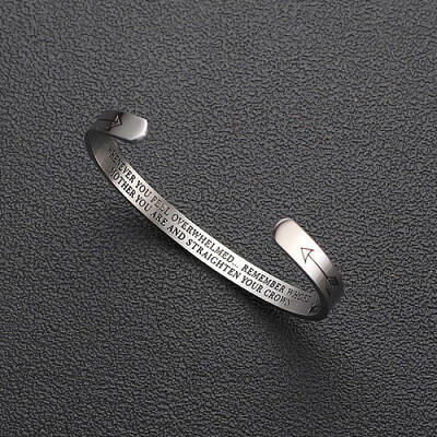 Tarnish Resistant Stainless Steel Cuff Bangle